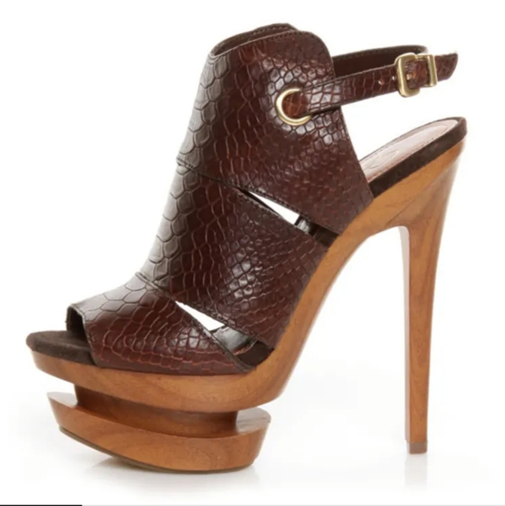 Jessica Simpson Cat Brown Heels